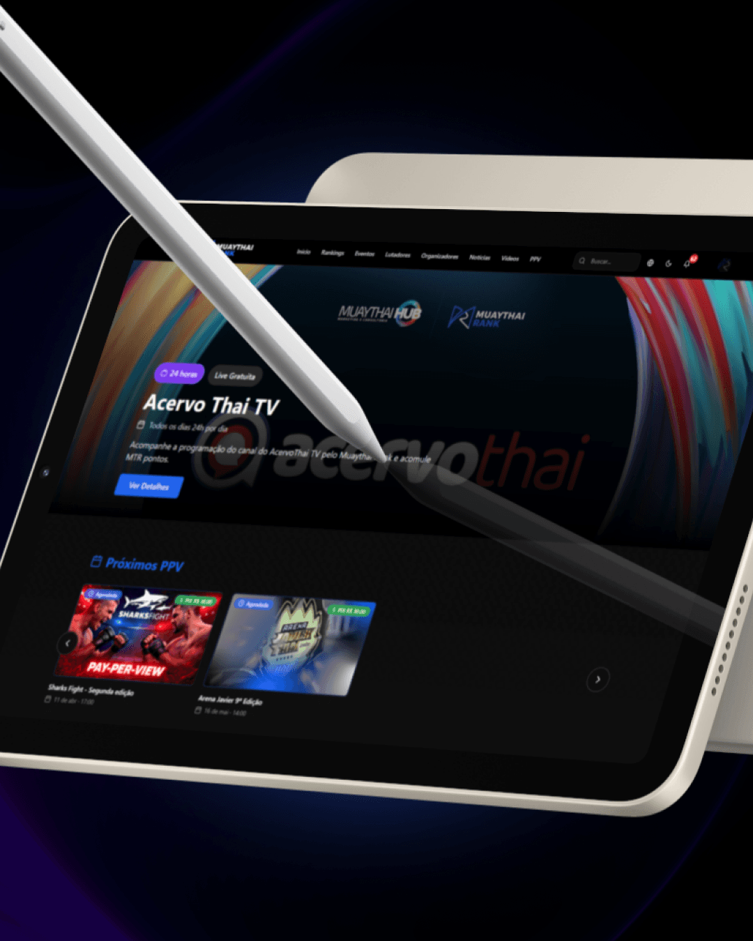 Plataforma MuaythaiRank inicia operação de pay-per-view para eventos no Brasil