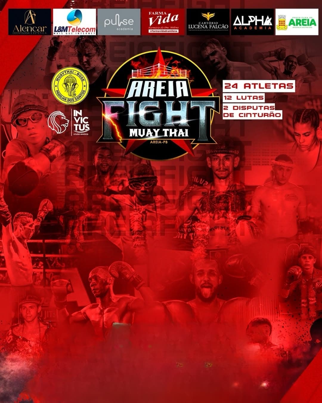 Areia Fight está de volta com card explosivo e disputas de cinturão na Paraíba.