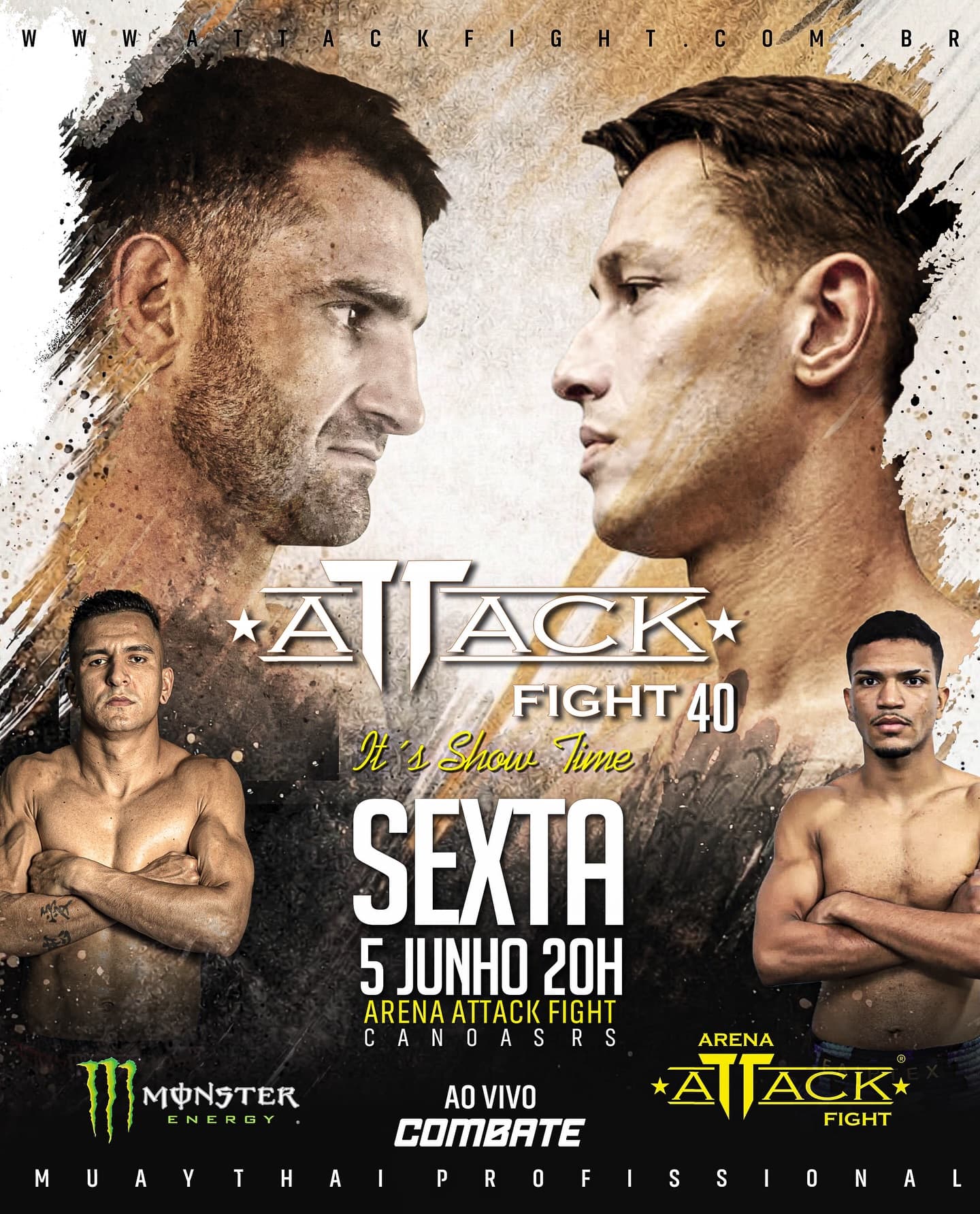 Attack Fight 40 - um marco na história do Muaythai no Brasil