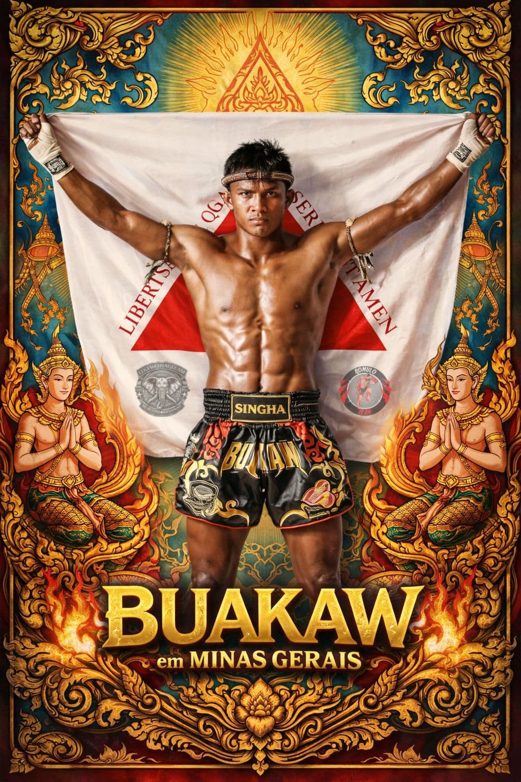 Buakaw e Saenchai desembarcam em Minas Gerais