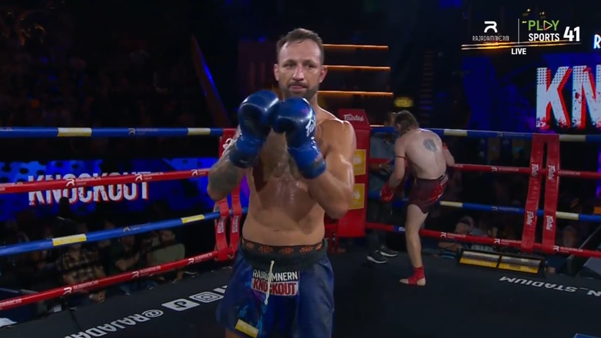 Tiago Baader vence Luke Hayes por decisão unânime na luta principal do Rajadamnern Knockout