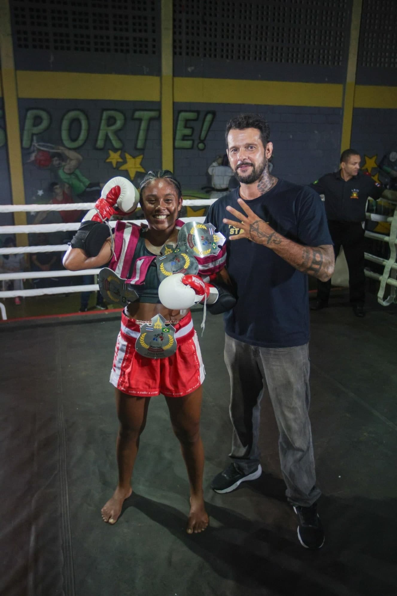 Iasmin Jesus conquista seu 4º título no Thai Kids e se torna a maior campeã da história do evento
