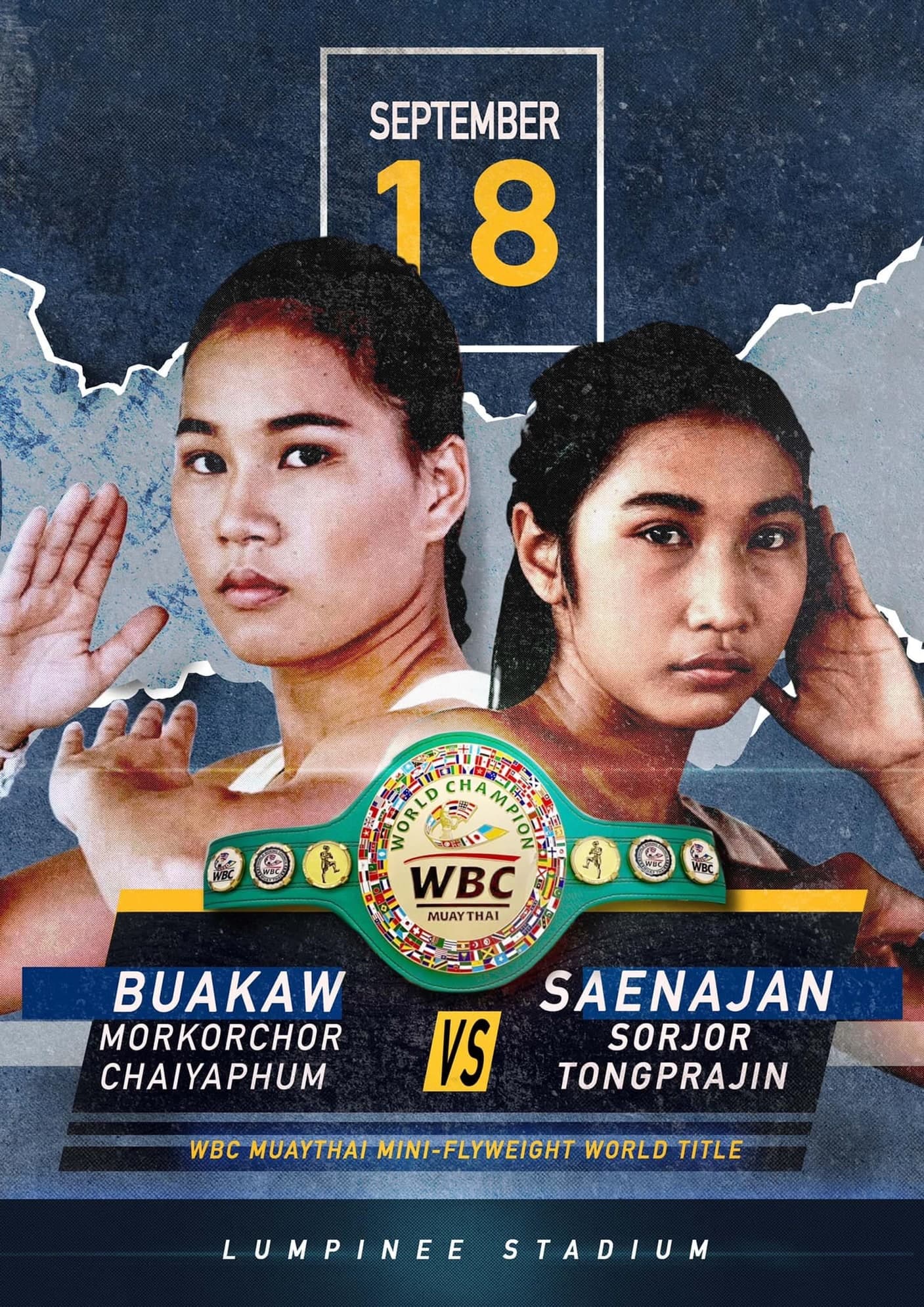 Mulheres fazem história ao lutar no Estádio Lumpinee