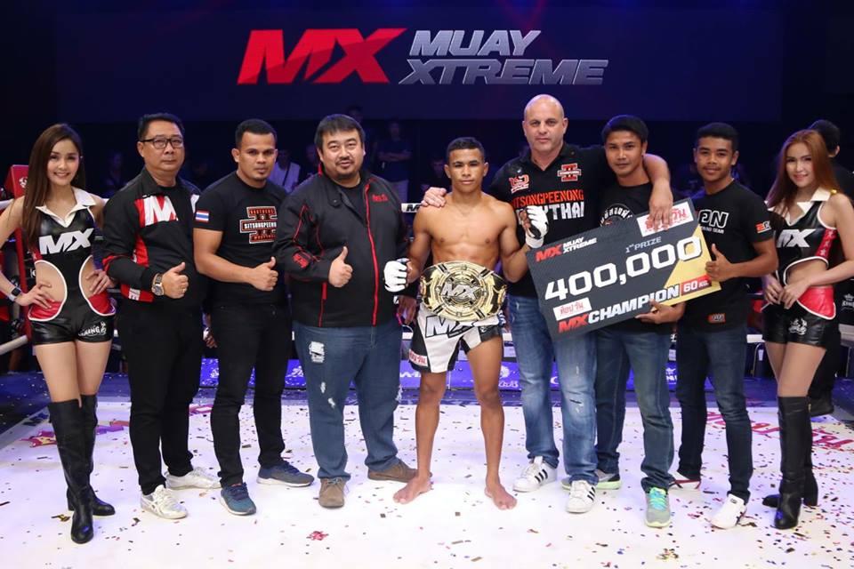 O Brasileiro Walter Gonçalves é o mais novo campeão do MX Muay Xtreme 2018