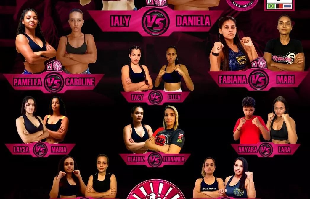 Kamikaze Fight mais uma vez inova realizando um evento com lutas 100% femininas