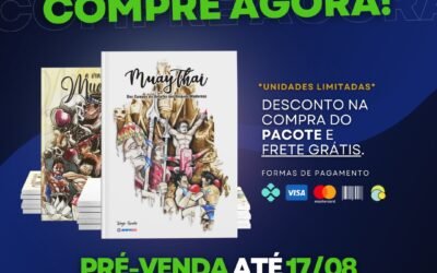 Livros sobre muaythai: Pré-venda liberada até dia 17/08