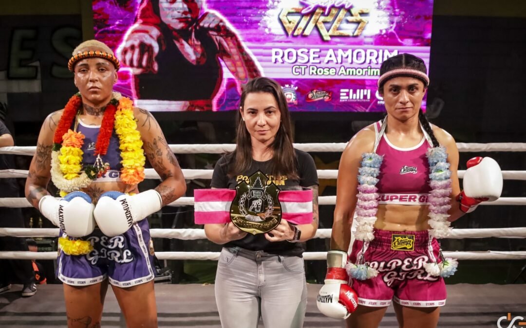 Muaythai Feminino de alto nível no Super Girls em São Vicente-SP