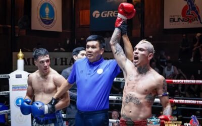 Brasileiro Diogo de Jesus vence luta em estádio no sul da Tailândia
