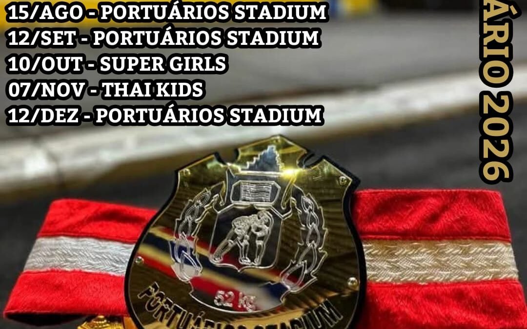Portuários Stadium divulga calendário oficial de eventos para 2026